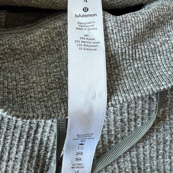 Lululemon Engineered Warmth Gray Joggers - Picture 10 of 10